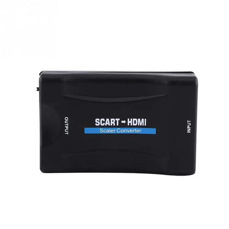 Scart to HDMI Audio Video Converter Scaler Adapter 720P 1080P With USB Cable | Converters