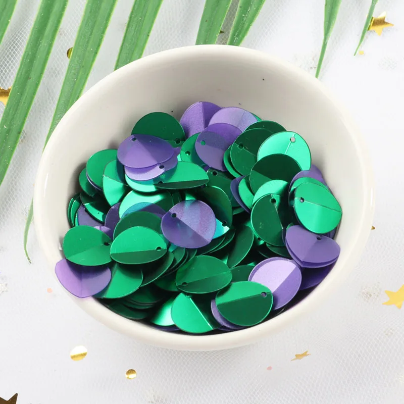 ISequins 200 шт./лот 12mm овальный раза блесток матовый разноцветные пайетками Свадебный корабль, ювелирных изделий Аксессуары