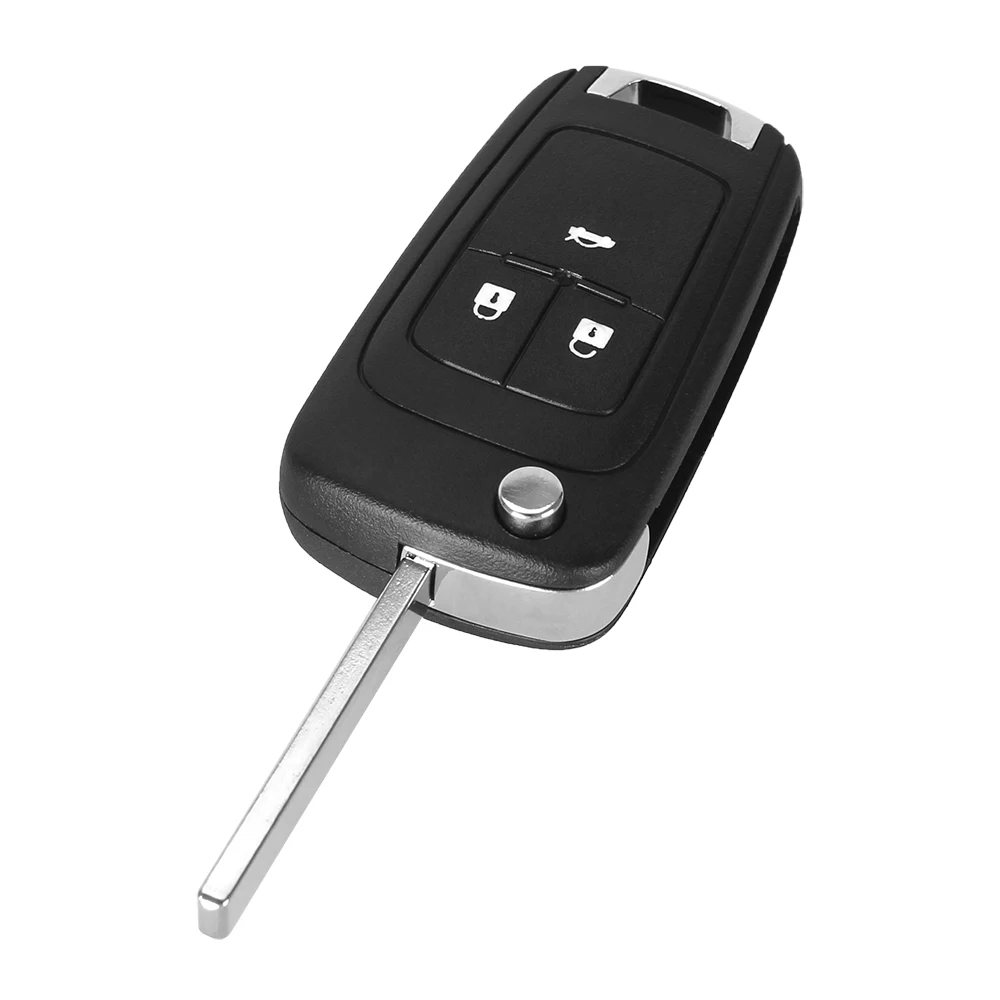 KEYYOU Флип Складной Корпус для автомобильного ключа Chevrolet круиз Малибу 2012 Aveo