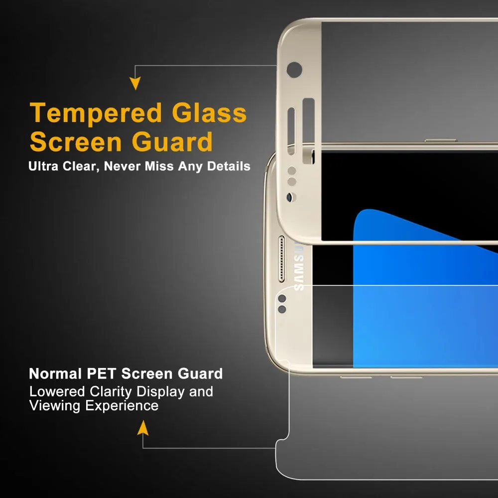 HOPCHAM 9H 0 3 мм закаленное стекло для Samsung Galaxy S7 A3 A5 A7 2016 2017 полноэкранная Защитная