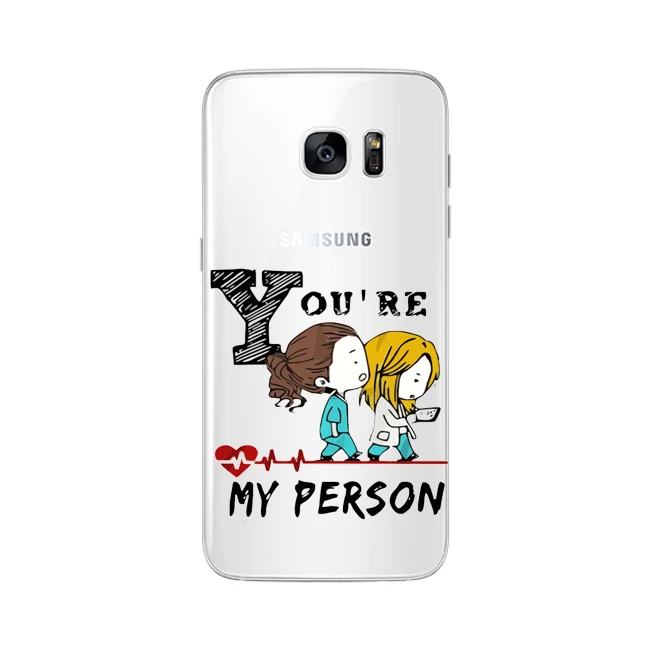 TPU Чехол из мягкого ТПУ для samsung Galaxy A5 A6 A7 A8 J5 J6 J7 J8Plus NOTE8 NOTE9 ты мой человек для Fundas GREYS Anatomy - Цвет: TPU