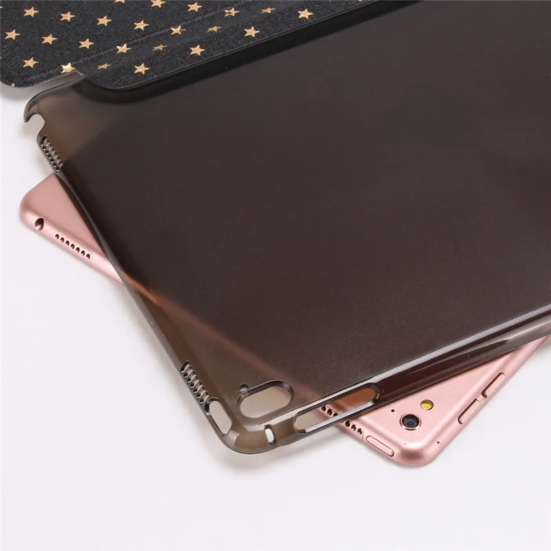 100pcs/lot gligle Slim Stars Pattern Sleep/Wake Transparent Back Case for iPad Pro 9.7 / air 3 Cover | Компьютеры и офис