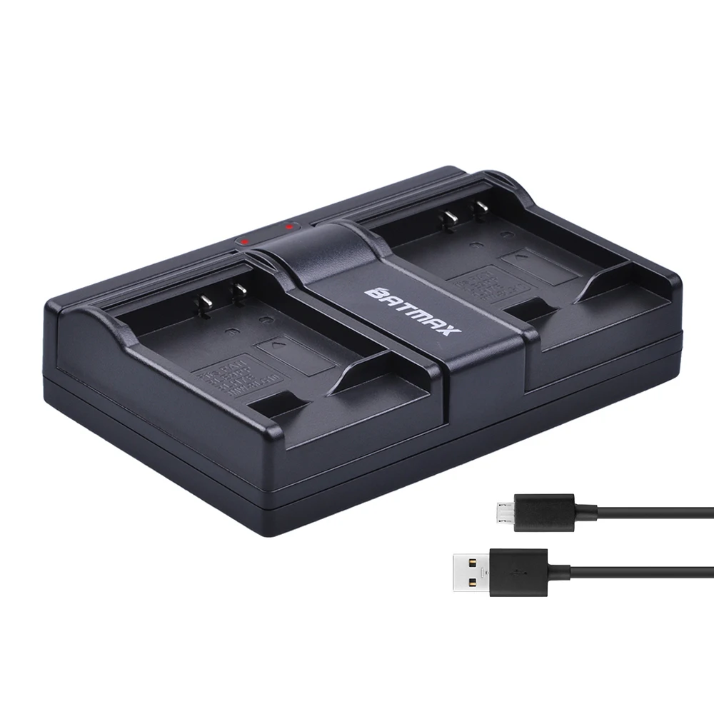 Аккумуляторная батарея Batmax 2 шт. двойное USB-зарядное устройство для смартфонов