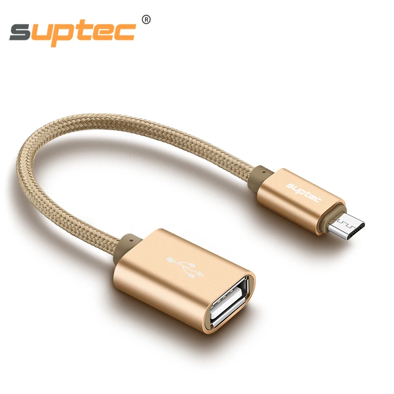 

SUPTEC Micro USB Female OTG Cable Adapter for Samsung S6 S7 Xiaomi Huawei Lenovo Sony Camera Tablet Converter to Phone Data Sync