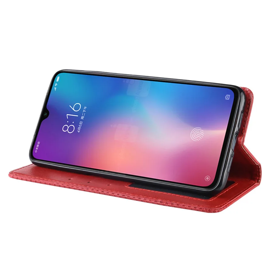 Роскошный кожаный магнитный чехол-книжка для Xiaomi Mi 9 8 Se Play Pocophone F1 чехол с