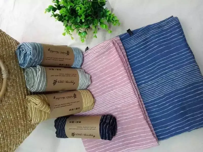 2016 новая мода полосатый элегантный хиджаб зима/осень шарфы платки женщин удобные