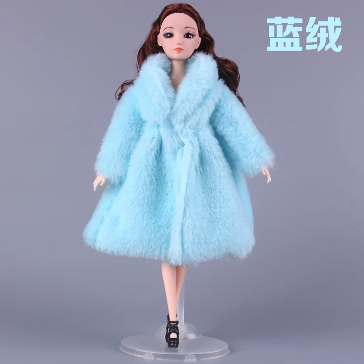 4 цвета плюшевое пальто зимняя одежда Одежда для 1/6 BJD Xinyi FR ST Кукла Барби подарки