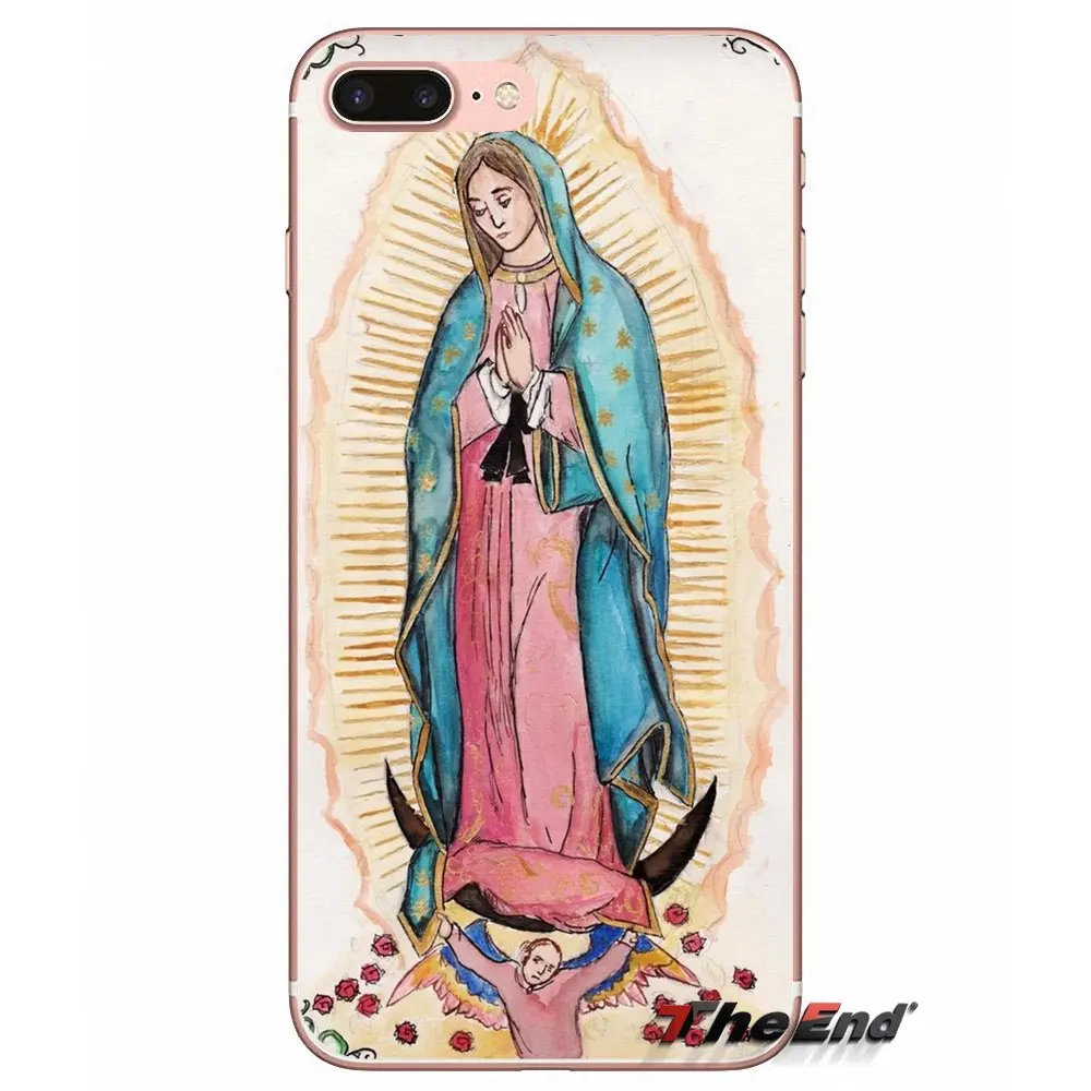 Мягкие прозрачные чехлы для Samsung Galaxy S2 S3 S4 S5 MINI S6 S7 edge S8 S9 Plus Note 2 3 4 5 8 Coque Fundas Blessed Virgin