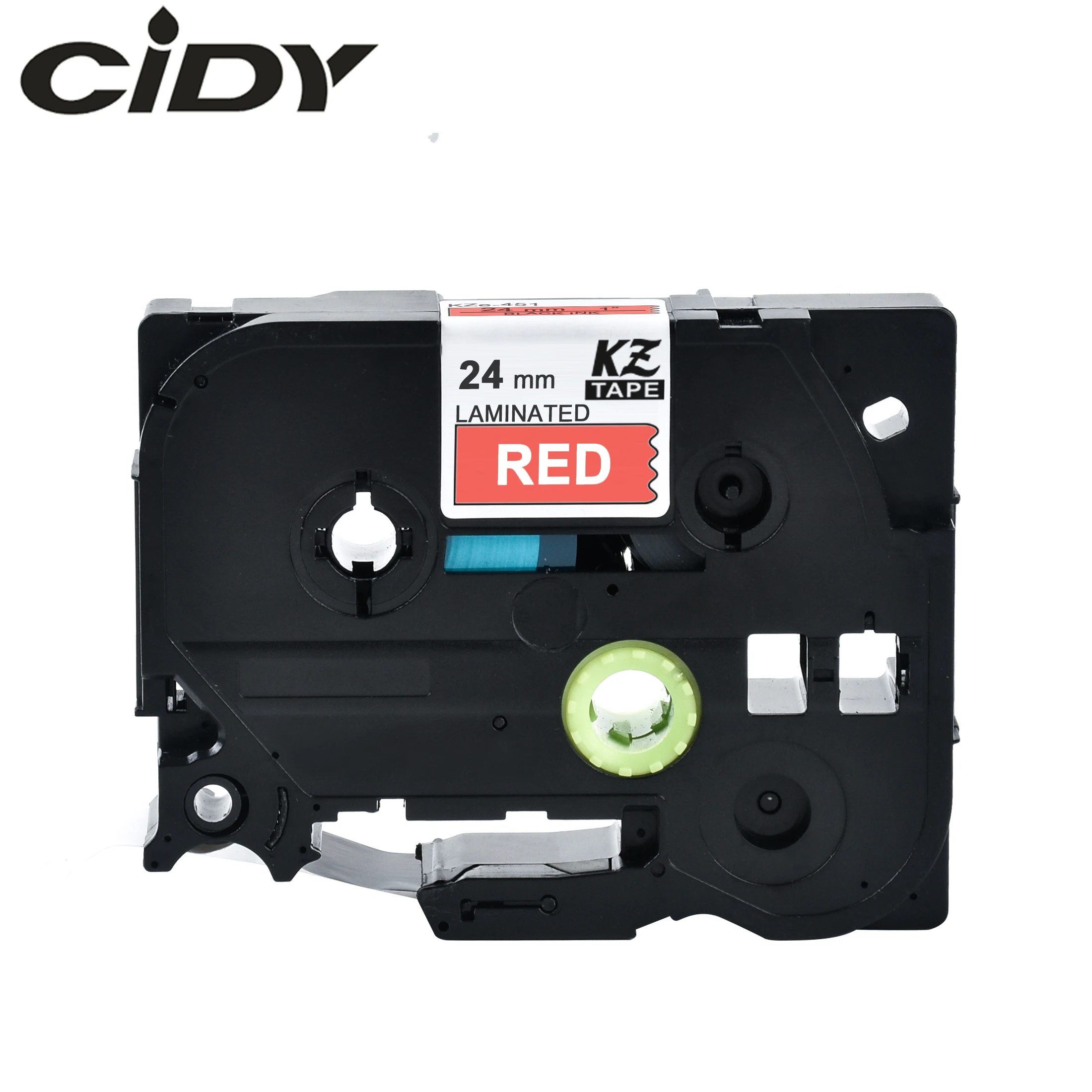 

Cidy 10 шт. совместимая tze455 Tze-455 Tze 455 TZ455 TZ 455 белая на Красной ламинированная этикетка лента кассета для принтера brother
