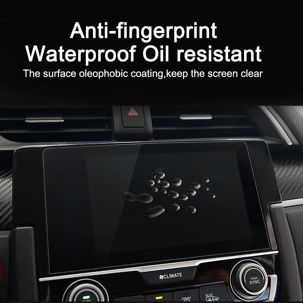 Закаленное стекло 9 дюймов с GPS навигацией Защитная пленка для Honda Civic 10th 4d Sedan 2016 2017