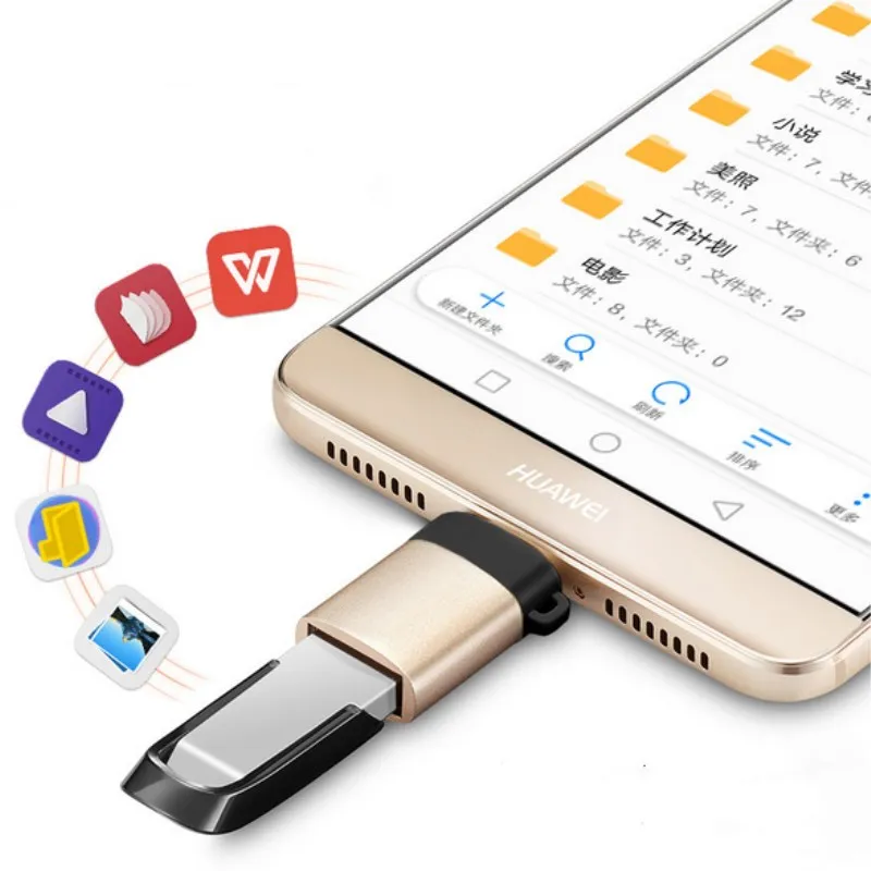 KEITHNICO 1 шт. USB C OTG адаптер с ремешком для Samsung Galaxy S8 Plus Note 8 Xiaomi 6 Huawei P9 Type кабель usbc |