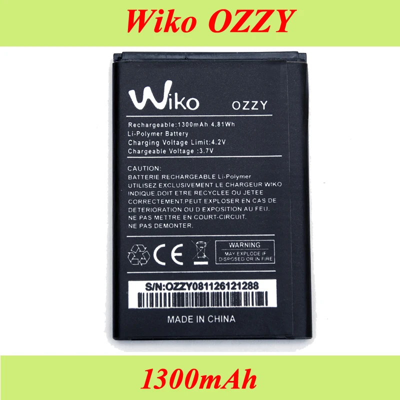 1300 мАч оригинальный аккумулятор Wiko OZZY для Оззи AKKU батарея Аккумулятор PIL|battery for|for