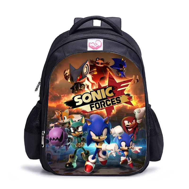 Школьный рюкзак Sonic The Hedgehog для мальчиков и девочек подростков милый школьный