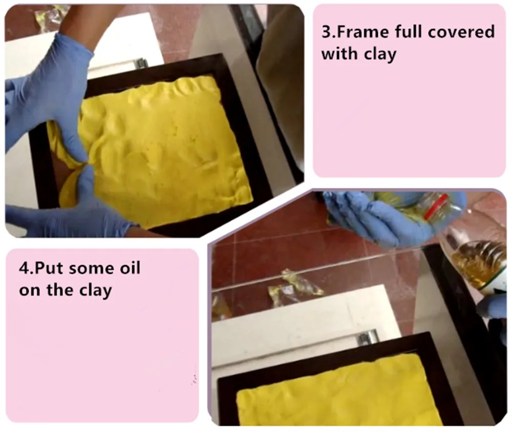 Белая подвесная фоторамка с отпечатком на руку для маленьких детей