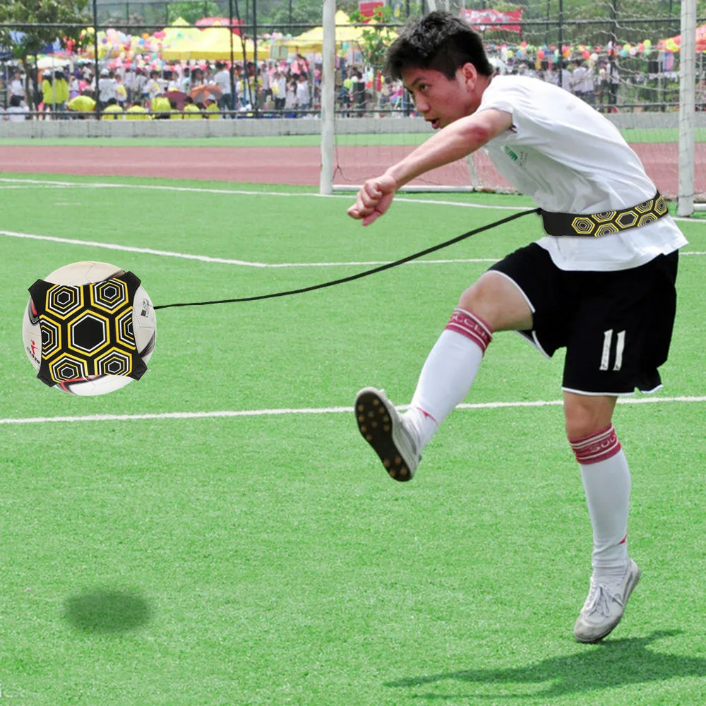 Lixada мужской одиночный футбольный тренажер мяч тренировочный регулируемый