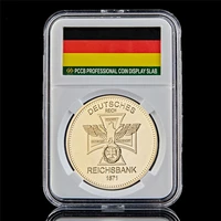 1871 euro german imperial bank german cross eagle challenge commemorative coin collection wpccb holder