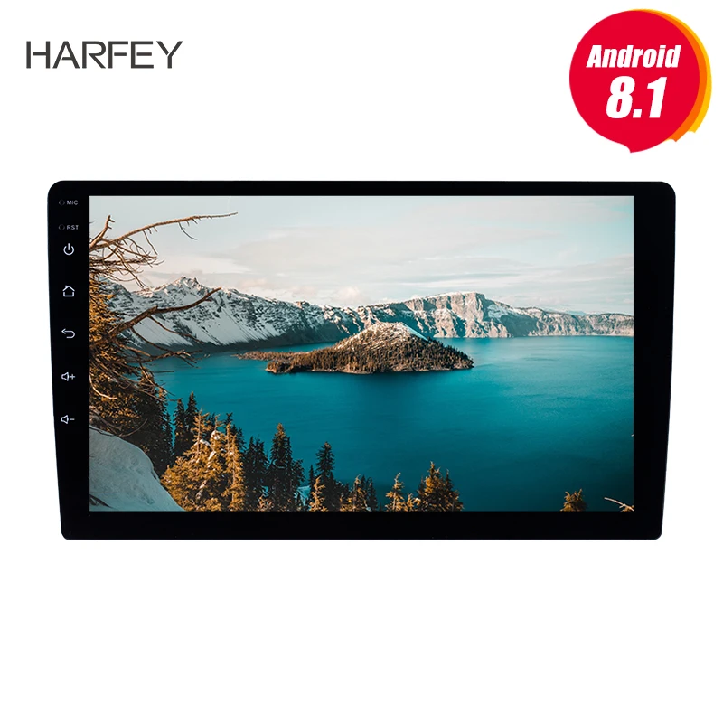 Harfey Android8.1 9 &quot2din сенсорный экран HD 1080P универсальное автомобильное радио GPS