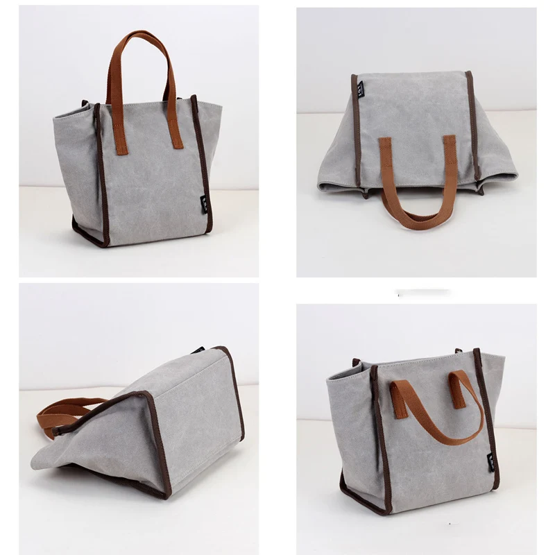 Новая японская и Корейская сумка Mami Модная брендовая парусиновая на плечо