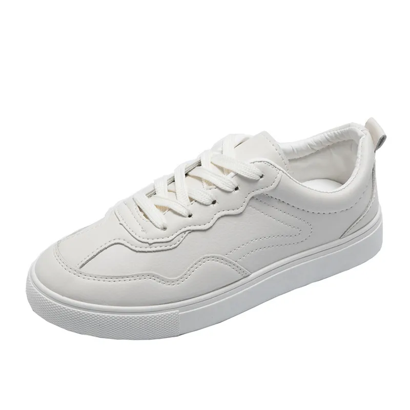 551 Beige Женские кроссовки; коллекция года; модная дышащая обувь из искусственной кожи; повседневная обувь на платформе со шнуровкой; Цвет белый; tenis feminino Zapatos De Mujer - Цвет: 551 Beige