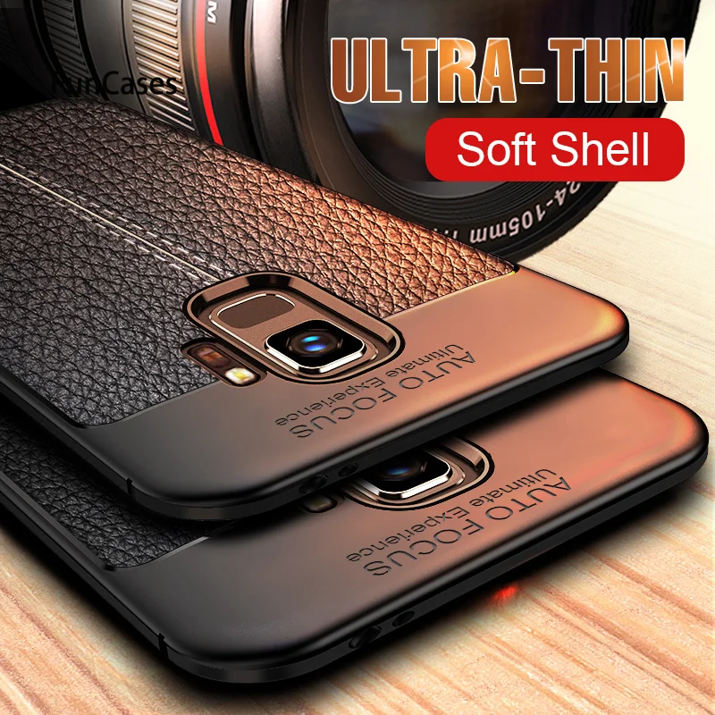Роскошный ультра тонкий мягкий силиконовый чехол для samsung Galaxy S7 Edge S8 S9 Plus A7 A3 A5 2017