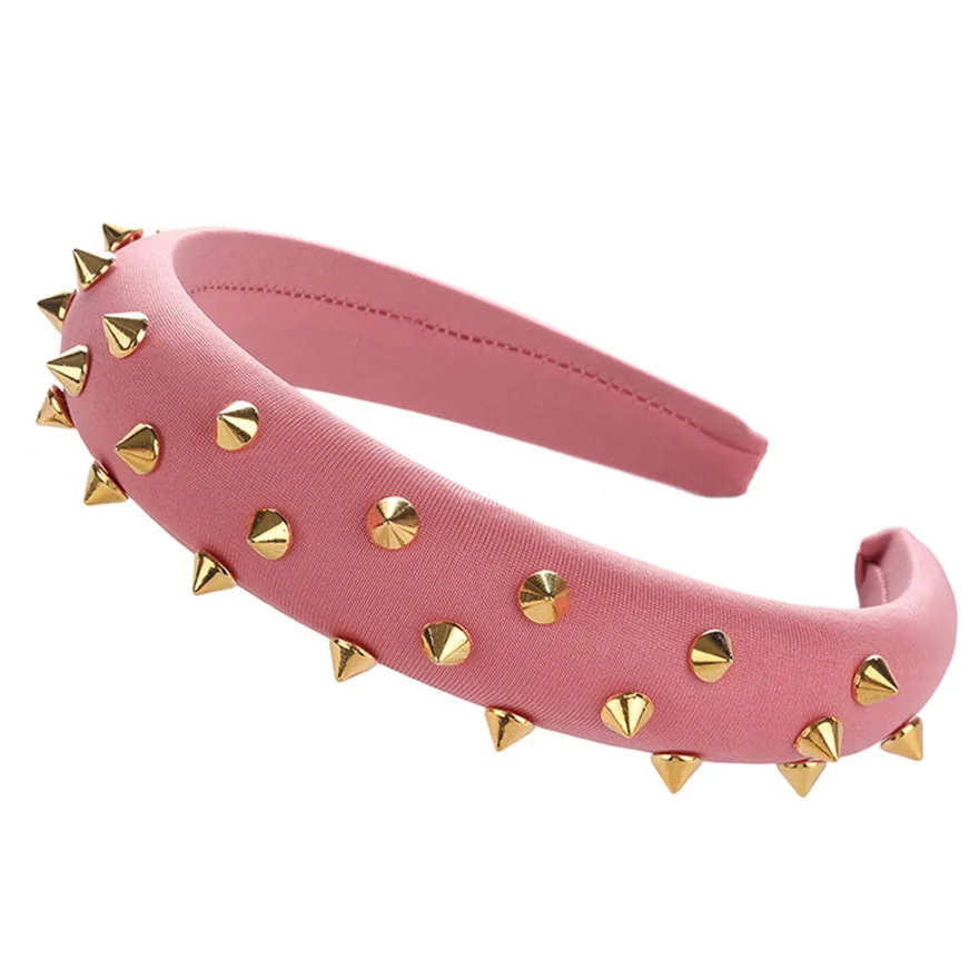 LEVAO осень しんじゅ ободок повязка на голову - Цвет: Pink Rivet