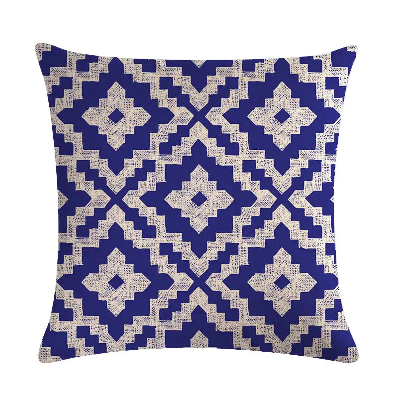 45 см * имитация богемного стиля геометра льняная/хлопковая Наволочка на диване