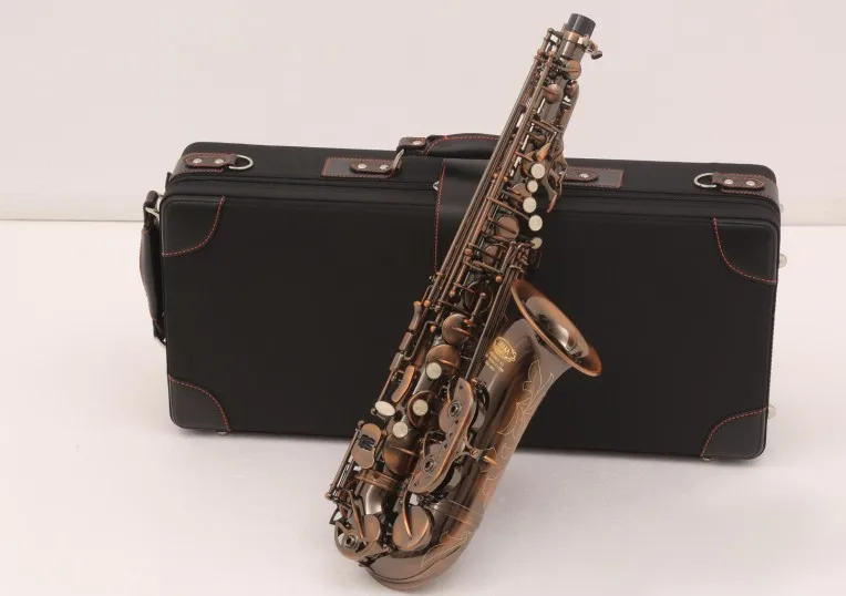TAYAKA TAS-860 фиолетовый Медь профессионального уровня альт саксофон Античная Eb
