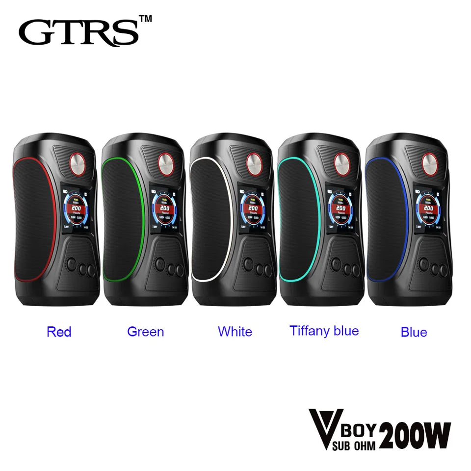 Оригинальный GTRS Vboy 200 Вт TC Box Mod SX500 чип 18650 VBOY макс. выход электронная сигарета |