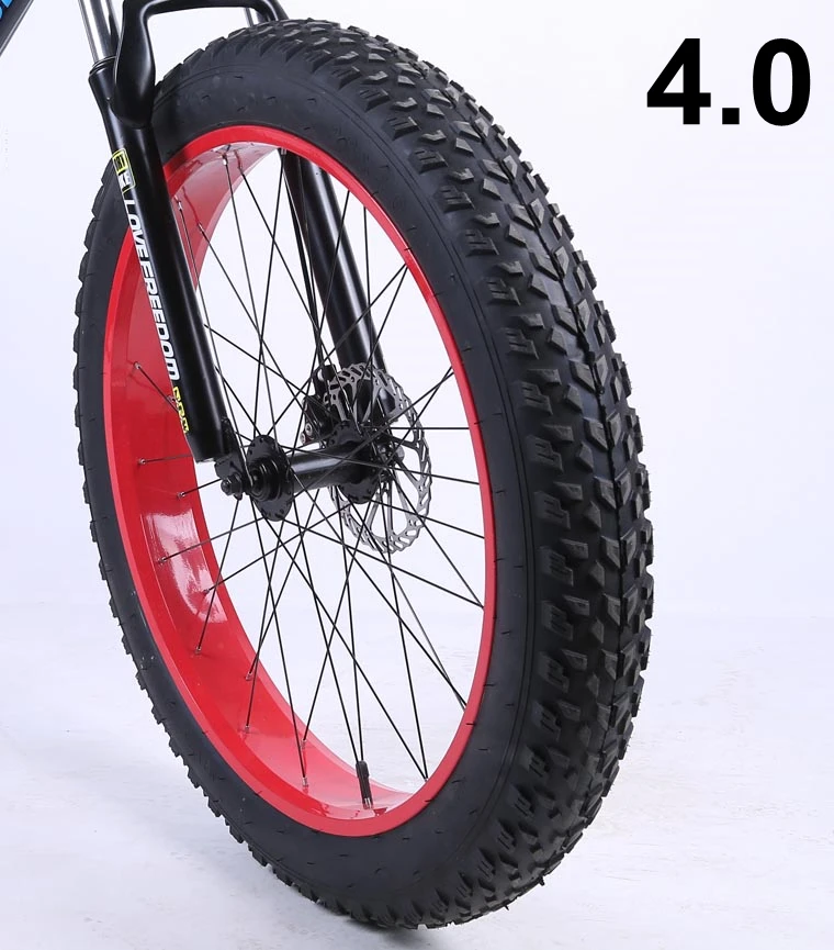 4.0 Size A BKGR26 4,0/4,8 Размер Fat Tire 26 дюймов колеса, передние и задние колеса, с внутренними и внешними шинами, без передней вилки - Цвет: 4.0 Size A BKGR26