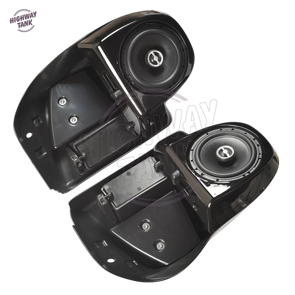 Черный мотоциклетный чехол 6 5 дюйма с нижним вентилируемым обтекателем для Harley