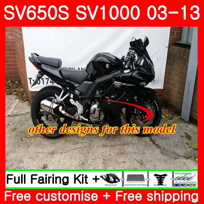 Обтекатели для SUZUKI SV1000S SV650S 03 04 05 06 07 08 09 10 13 106SH1 SV 1000S 650S 2003 2004 2005 2006 2007 2008 2009 2013
