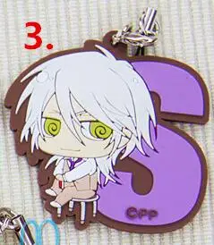 1 шт. аниме брелок Kawaii Psycho-Pass Shinya Kogami Tsunemori Akane Резина ограниченная Подвеска Брелоки Хороший Сбор - Цвет: 3