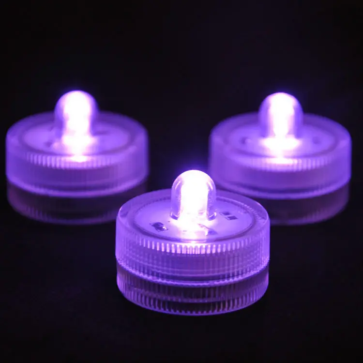 100pieces/ lot CR2032 Batteries Operated Mini Vase Base LED Tea Light Party Accent Lighting for Wedding Christmas Parties