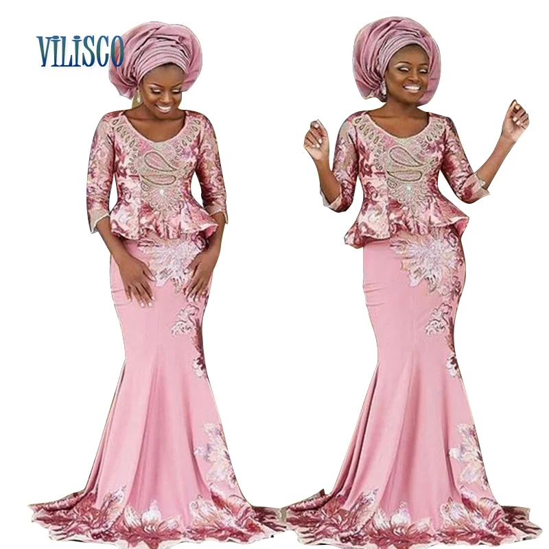 Платье женское кружевное с вышивкой большие размеры XG004|women african clothing|african clothingafrican