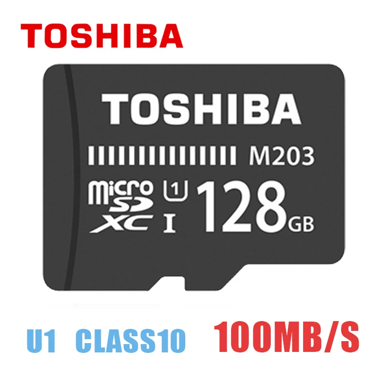 TOSHIBA M203 карта памяти Micro SD класс 10 16 ГБ 32 64 128 ГБ|Карты памяти| |