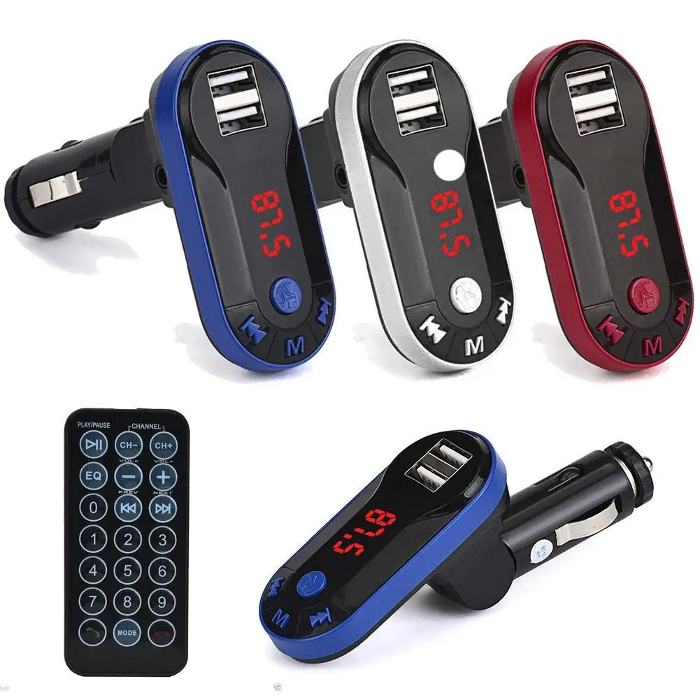 Bluetooth для Беспроводной FM Передатчик Mp3-плеер Автомобильный Комплект Громкой