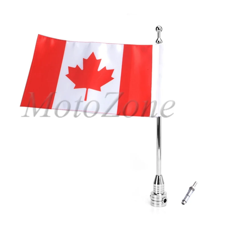 Мотоцикл с ЧПУ заднее боковое Крепление флаг Полюс Америка США Совместимость для