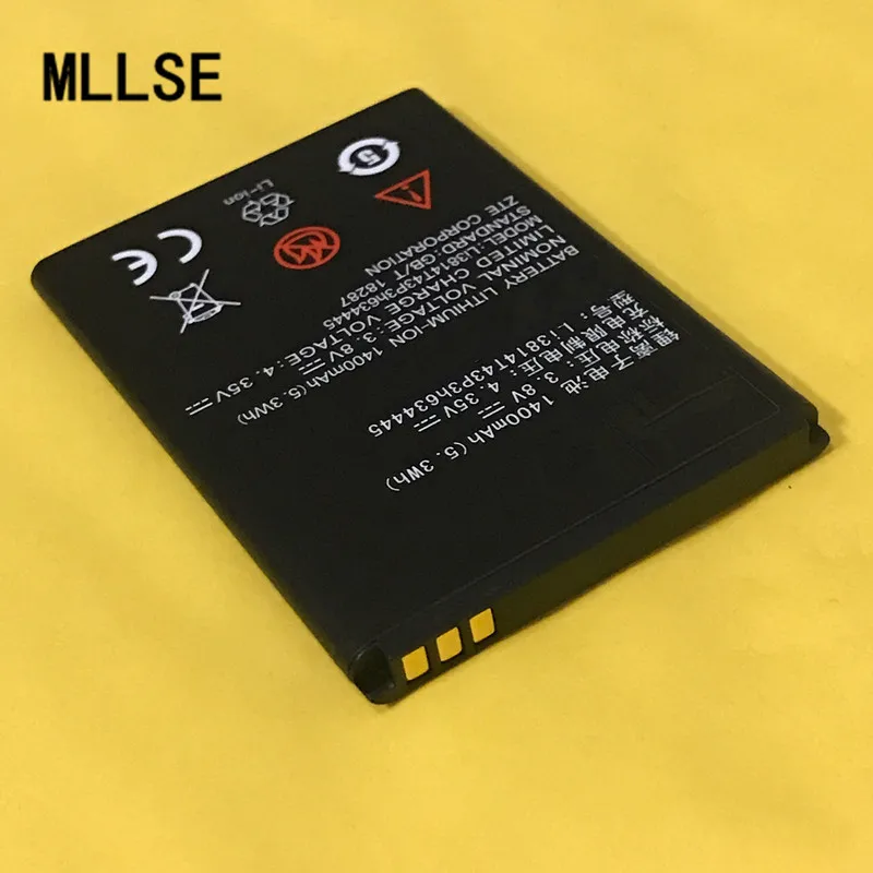 10 шт. MLLSE 1400 мАч черный Li3814T43P3h634445 Аккумулятор для ZTE Blade A112 L110 батарея мобильного