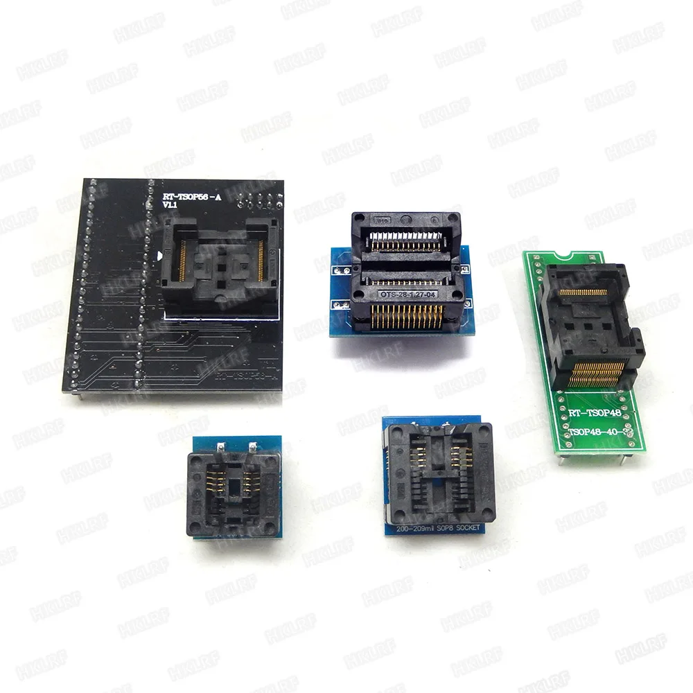 RT809H EMMC программирование Nand FLASH + 9 адаптеров адаптер TSOP56 TSOP48 тестовый зажим SOP8 с