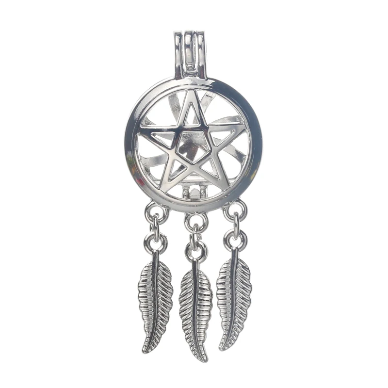 6 шт. Ловец снов пентаграмма жемчужная клетка искусственная подвеска