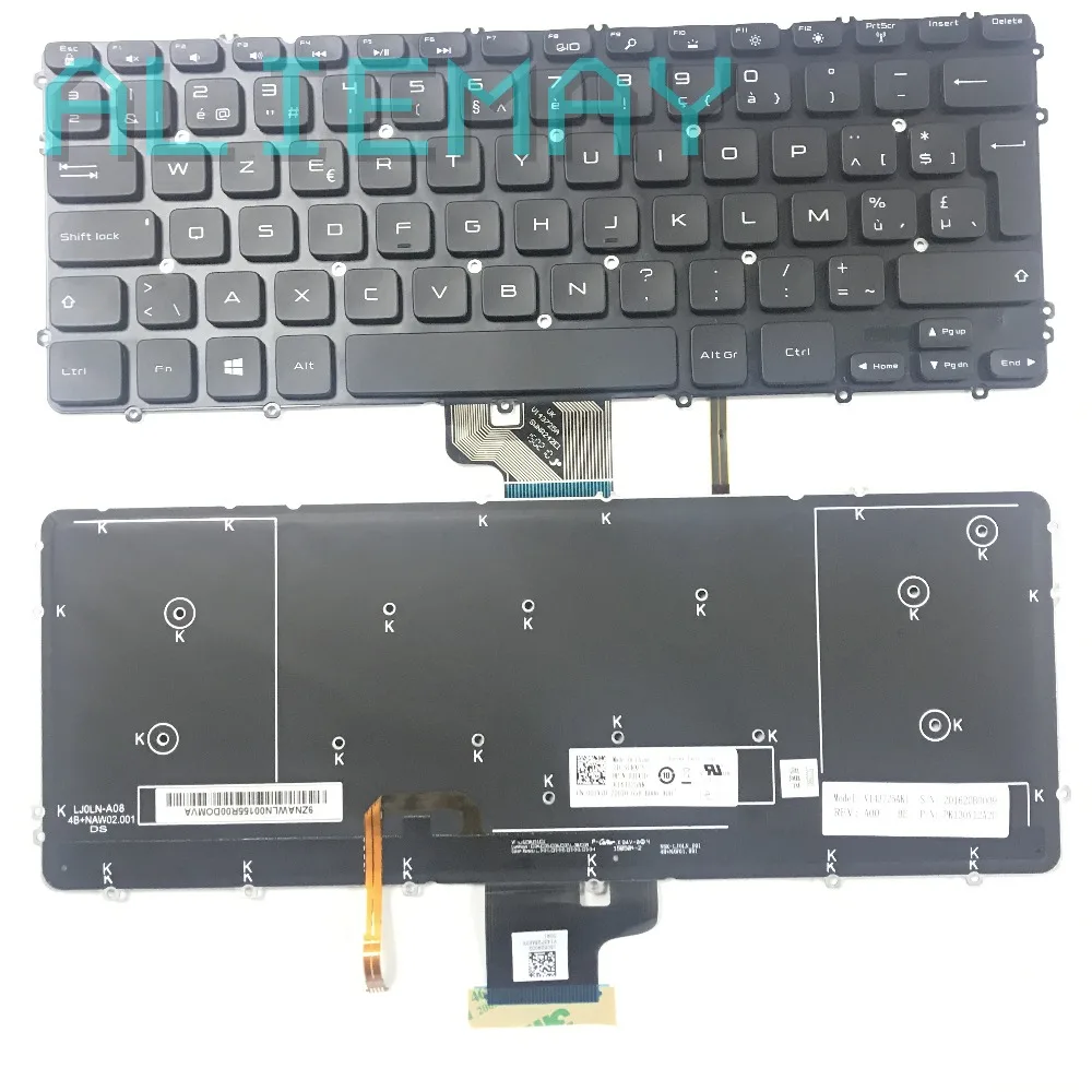 Абсолютно новая Оригинальная клавиатура с подсветкой BE BELGIUM для DELL XPS15 9530 PRECISION M3800