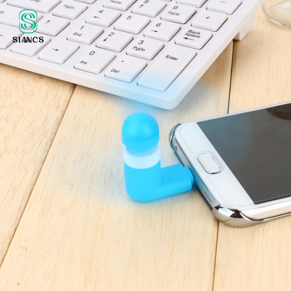 Гибкий портативный бесшумный USB кулер охлаждающий мини вентилятор с микро тестер