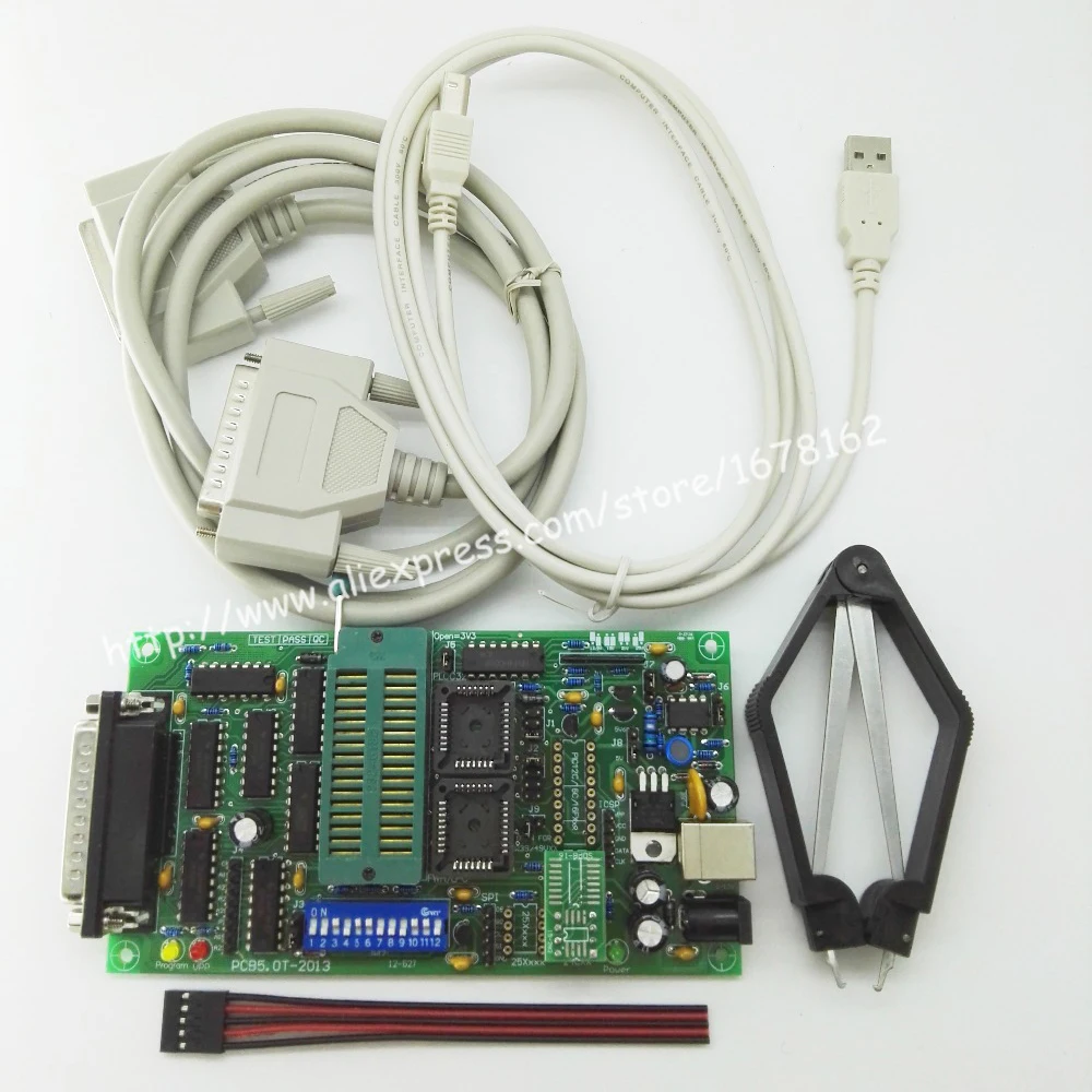 SPI 25xx PCB5.0T-2013 Виллем EPROM, BIOS009 PIC, поддержка 0.98d12, продвижение, зажим для PLCC32+ SOIC 8 штырьковыми разъемами
