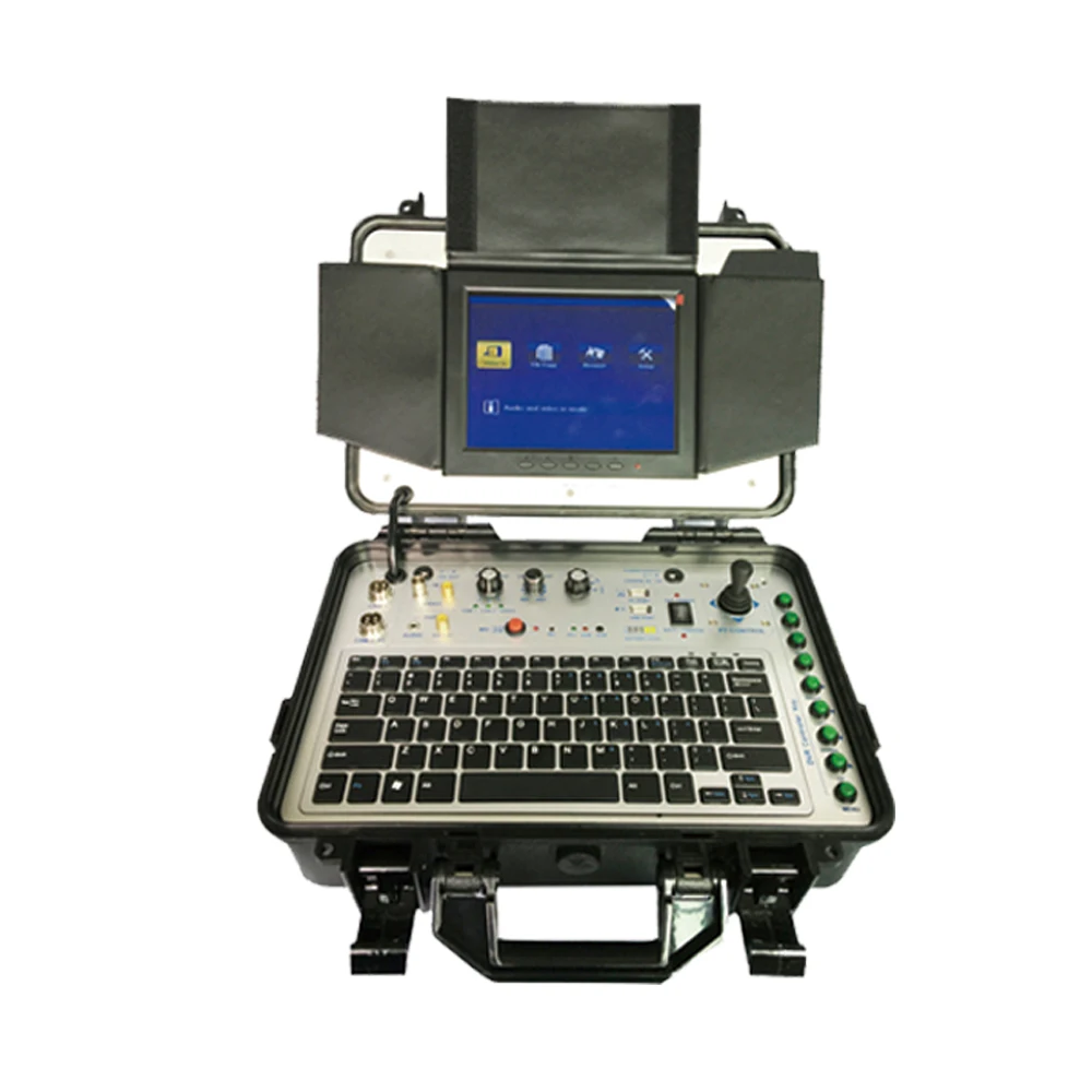 Камера для осмотра трубы дымохода с функцией DVR, поворотом на 360 градусов и кабелем длиной 30 м или 50 м, инструмент для промышленной очистки с клавиатурой.