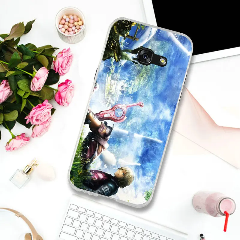 For Samsung Galaxy J3 J4 J5 J6 J7 J8 A3 A5 A7 2016 2017 2018 Coque Bags Silicone Xenoblade Chronicles Games Soft TPU Phone Cases | Мобильные