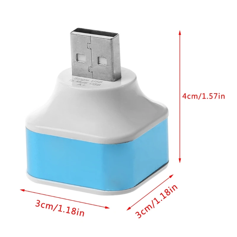Мини 3-Порты и разъёмы USB 2 0 концентратор переходник разветвитель расширительный