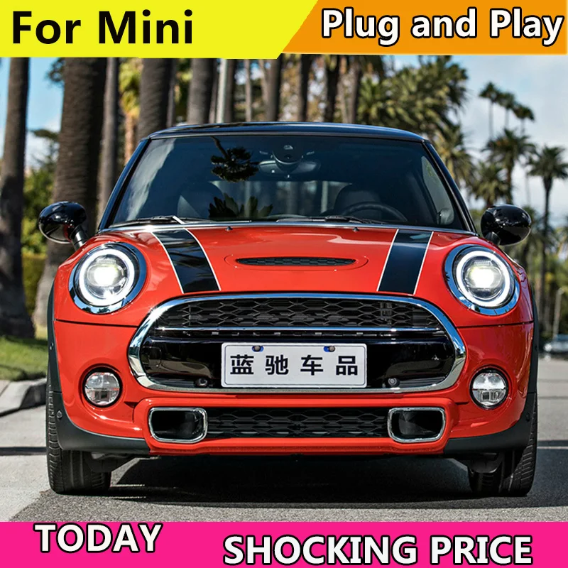 Car Styling LED head Lamp for BMW F55 F56 headlights 2013- 2019 MINI Light DRL+Turn Signal ALL headlight | Автомобили и мотоциклы