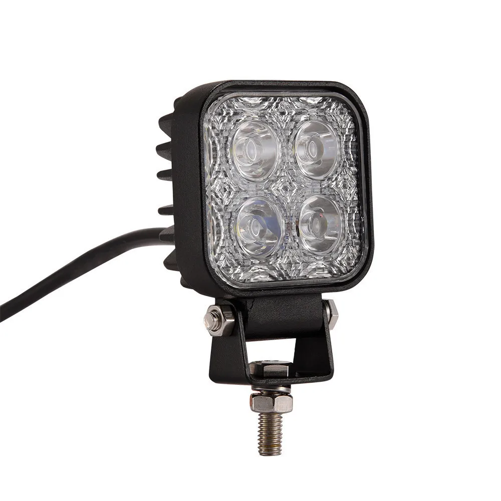 [4 шт./лот] 12 Вт LED Освещение Spotlight Водонепроницаемый DRL В автомобиль работы