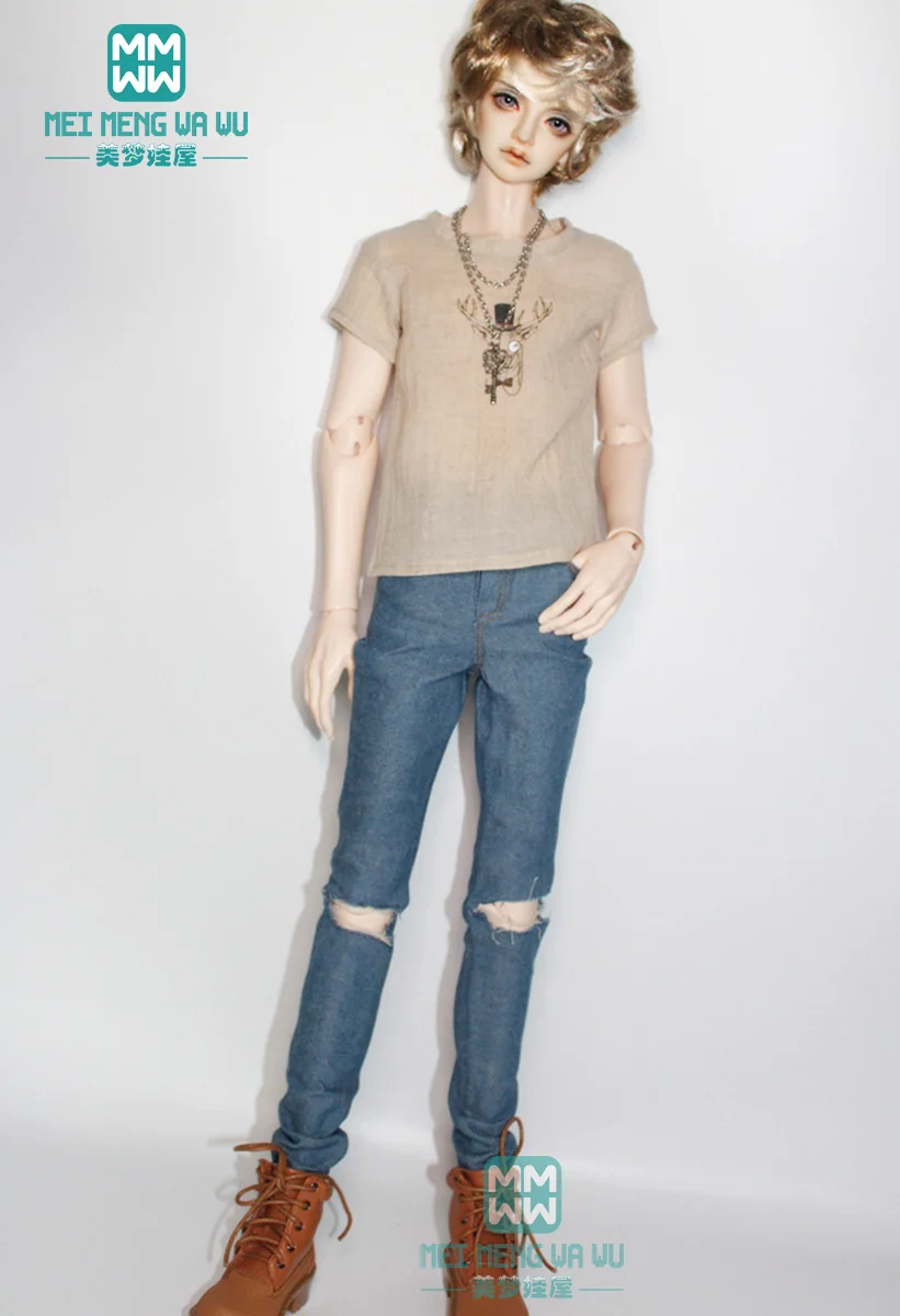 Одежда для куклы подходит 65-72 см DK SD17 POPO68 BJD дядя черная клетчатая модная