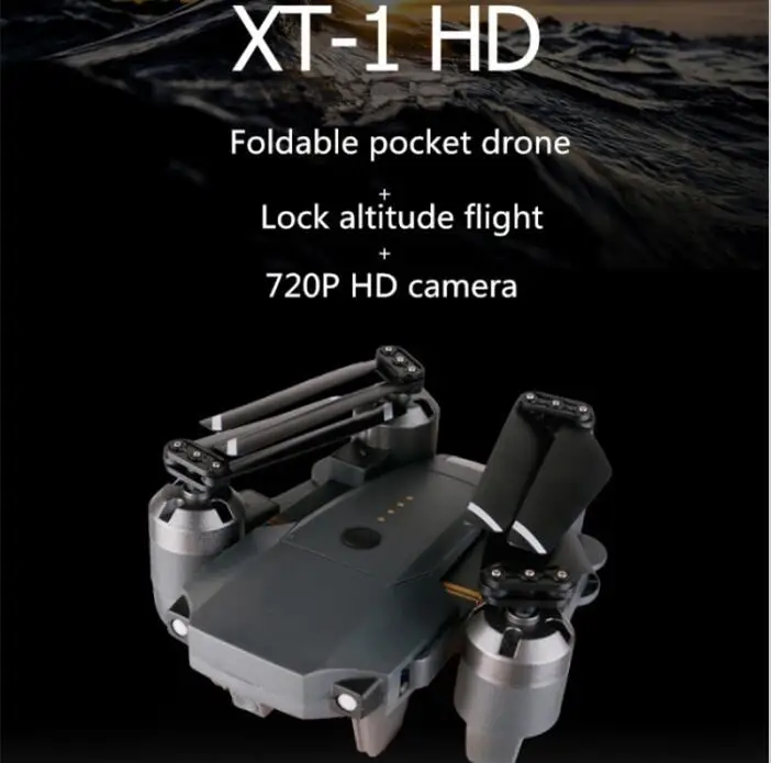 

RC helicopter XT-1 foldable RC quadcopter 6-Axis WIFI FPV RC Drone with 2.0MP HD Camera 2.4G RTF Real Time Quadcopter